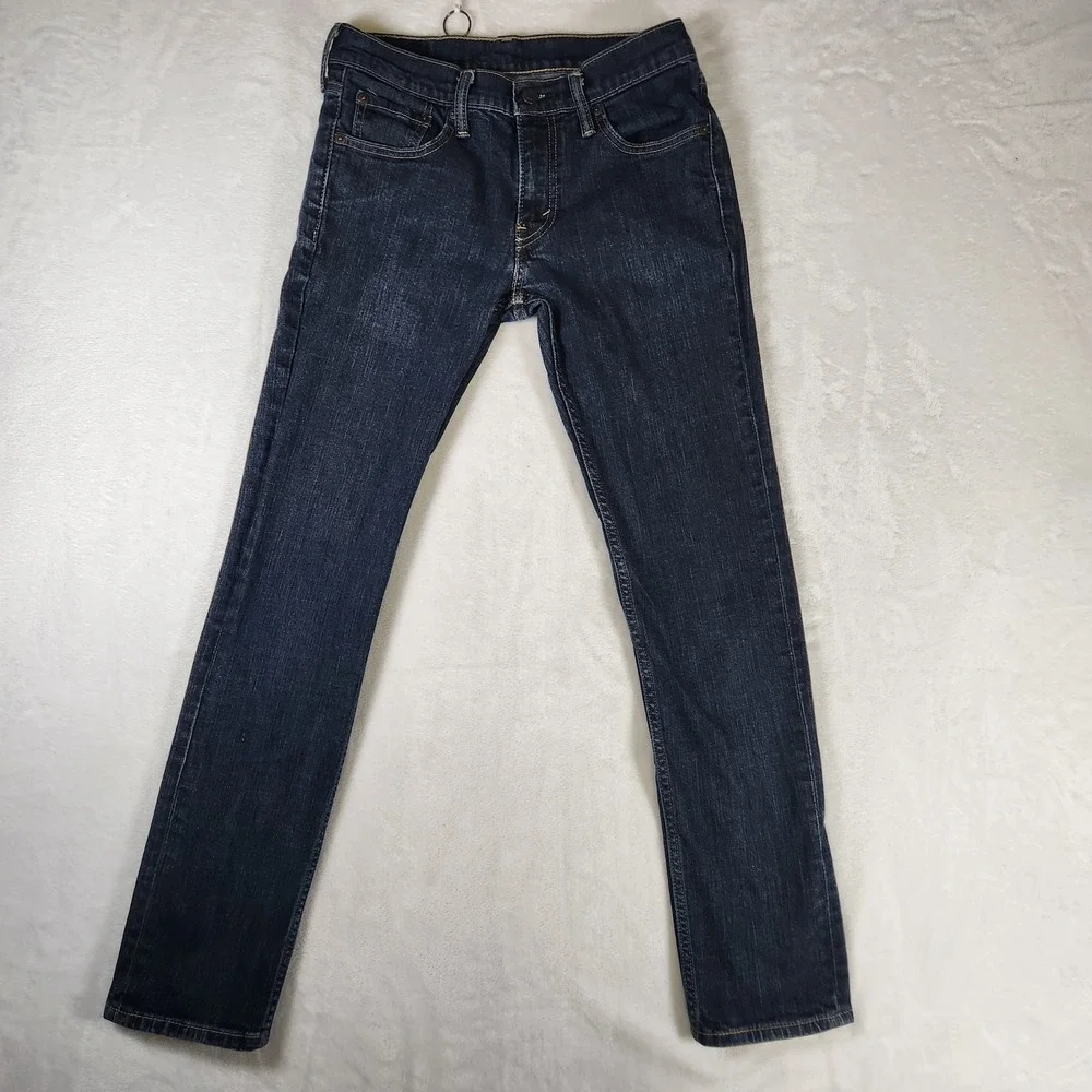 Levis 511 Slim Fit‎ Dark Wash Jeans Mens W29 L32 Modern Classic Denim